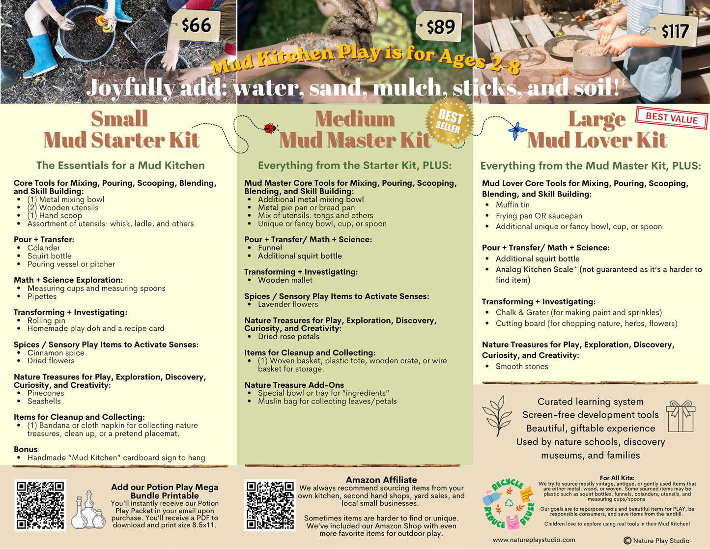 Mud Lover - Large Kitchen Kit and Supplies